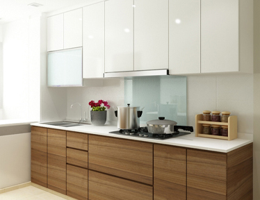 straight-line kitchen